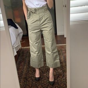 Cropped flare pants
